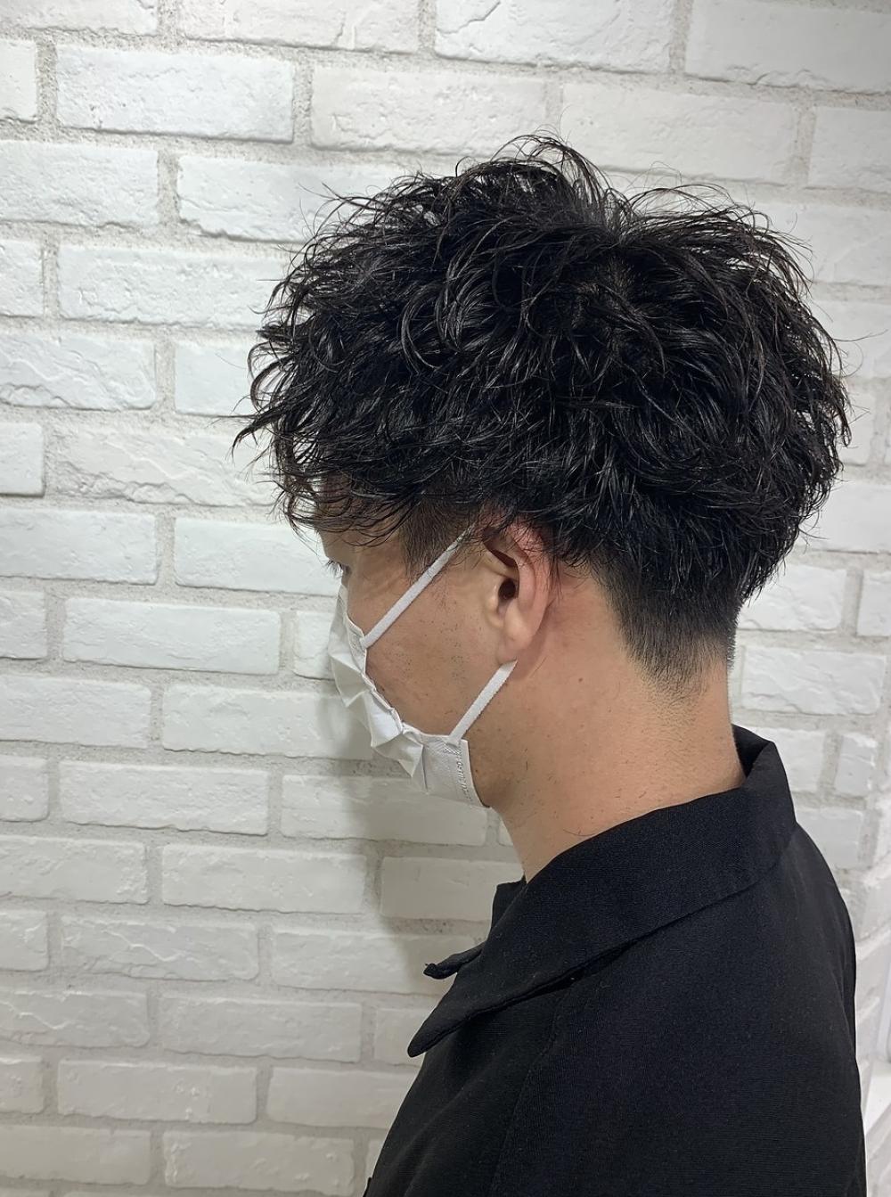 ツイストスパイラルパーマ×ジェットモヒカン