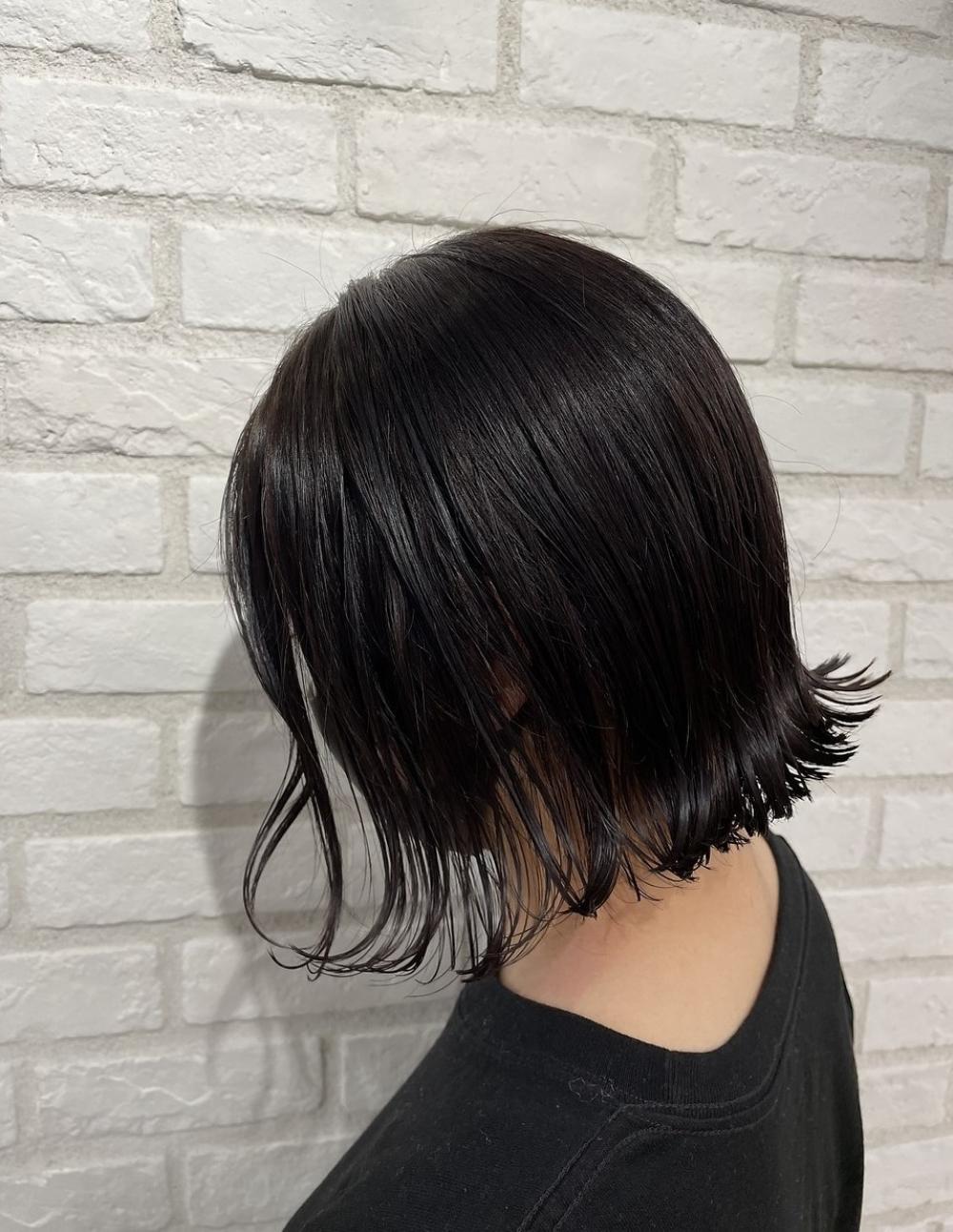 外ハネ×ボブ