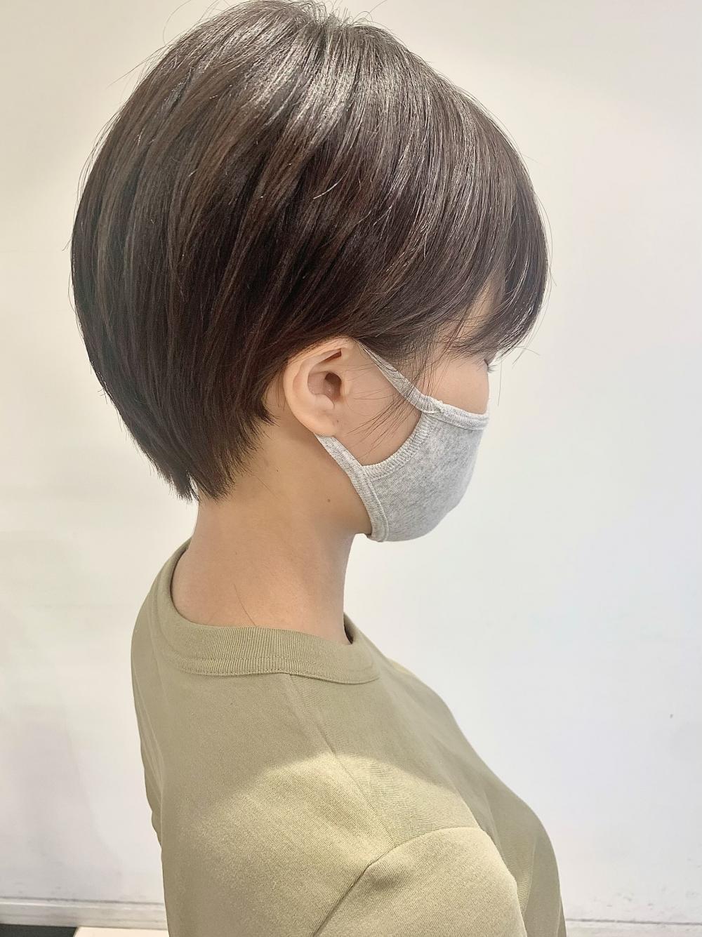 ショート×ナチュラル縮毛矯正