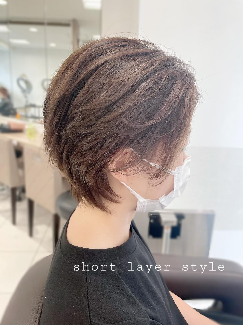 ★軽やかレイヤーのワザありショート