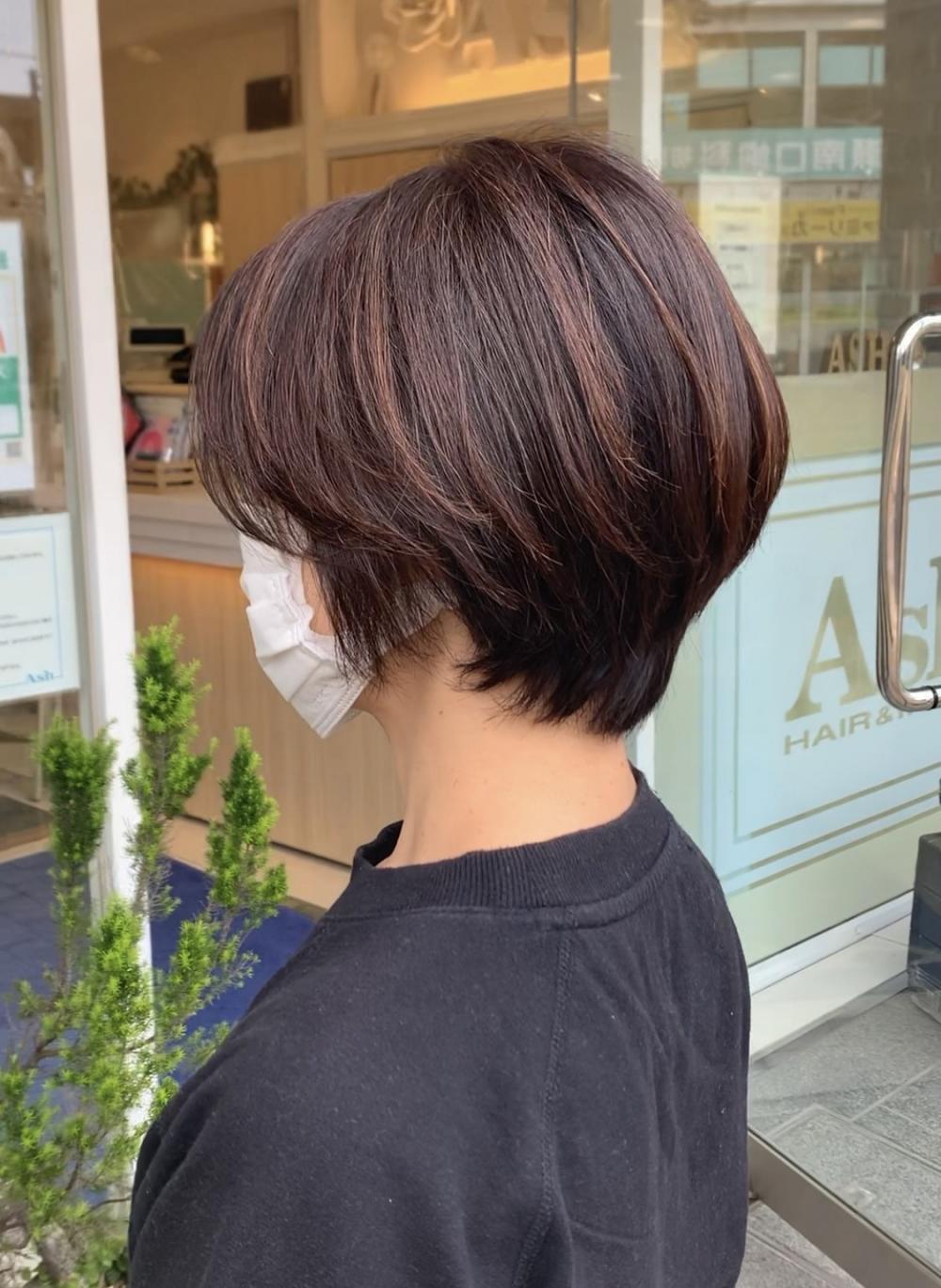 丸みショート