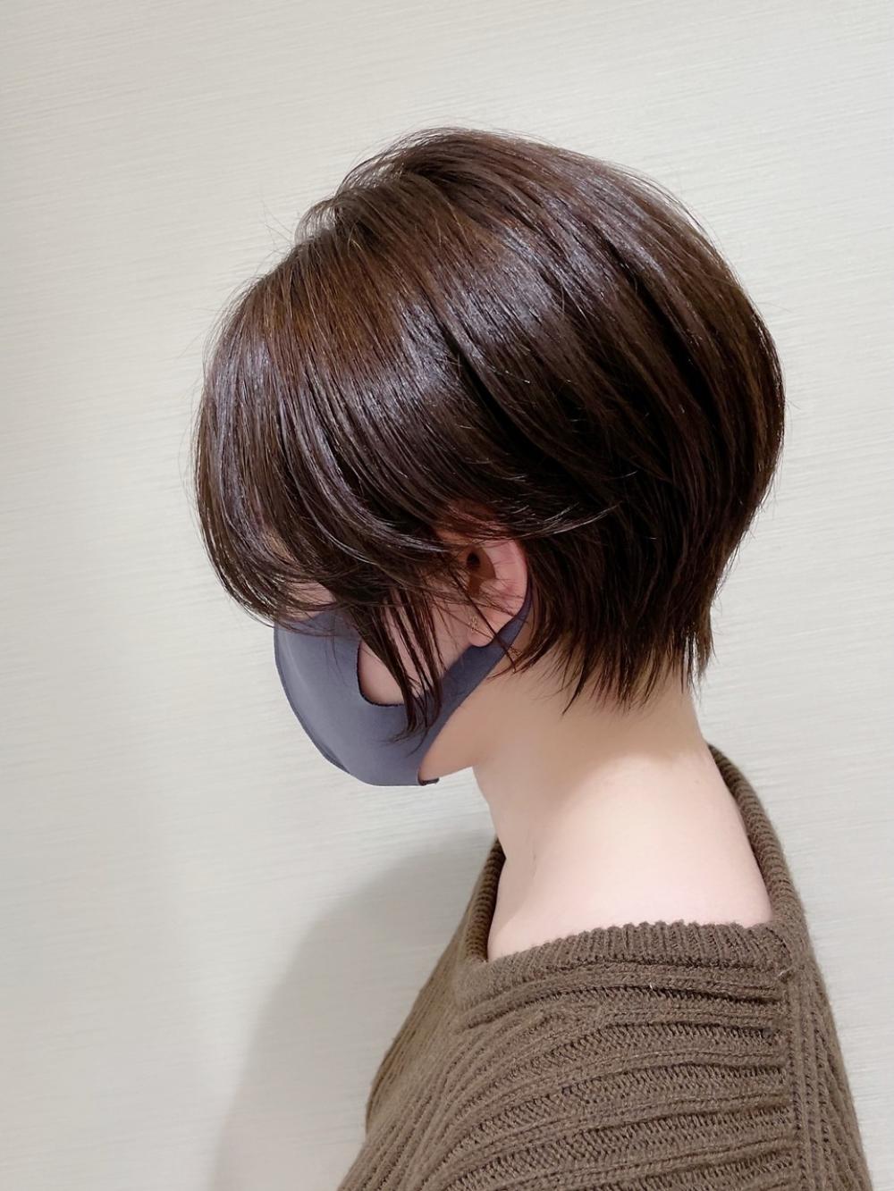 横顔美人ショート｜サブ写真②