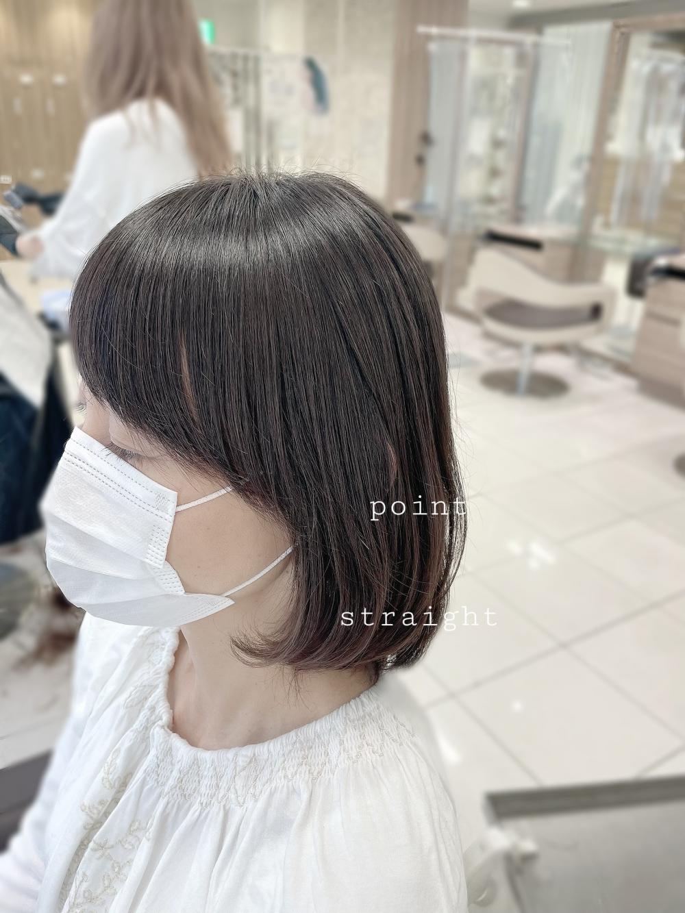 ★ 部分ストレートでナチュラルに整うコンパクトミディ｜サブ写真③