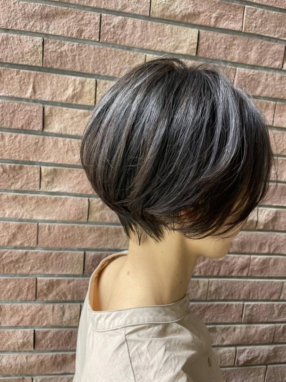 丸みのあるショートボブ｜サブ写真②