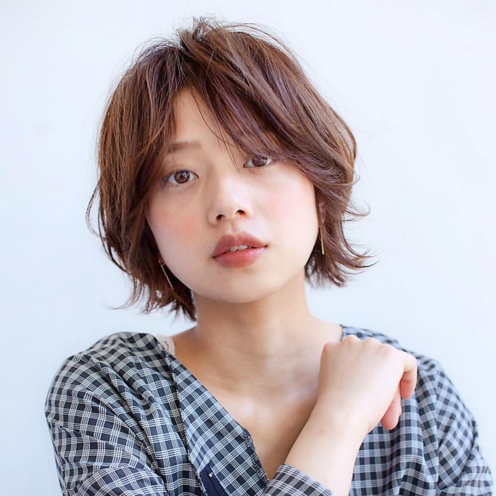 【誰でも決まる】無造作小顔ショートボブ
