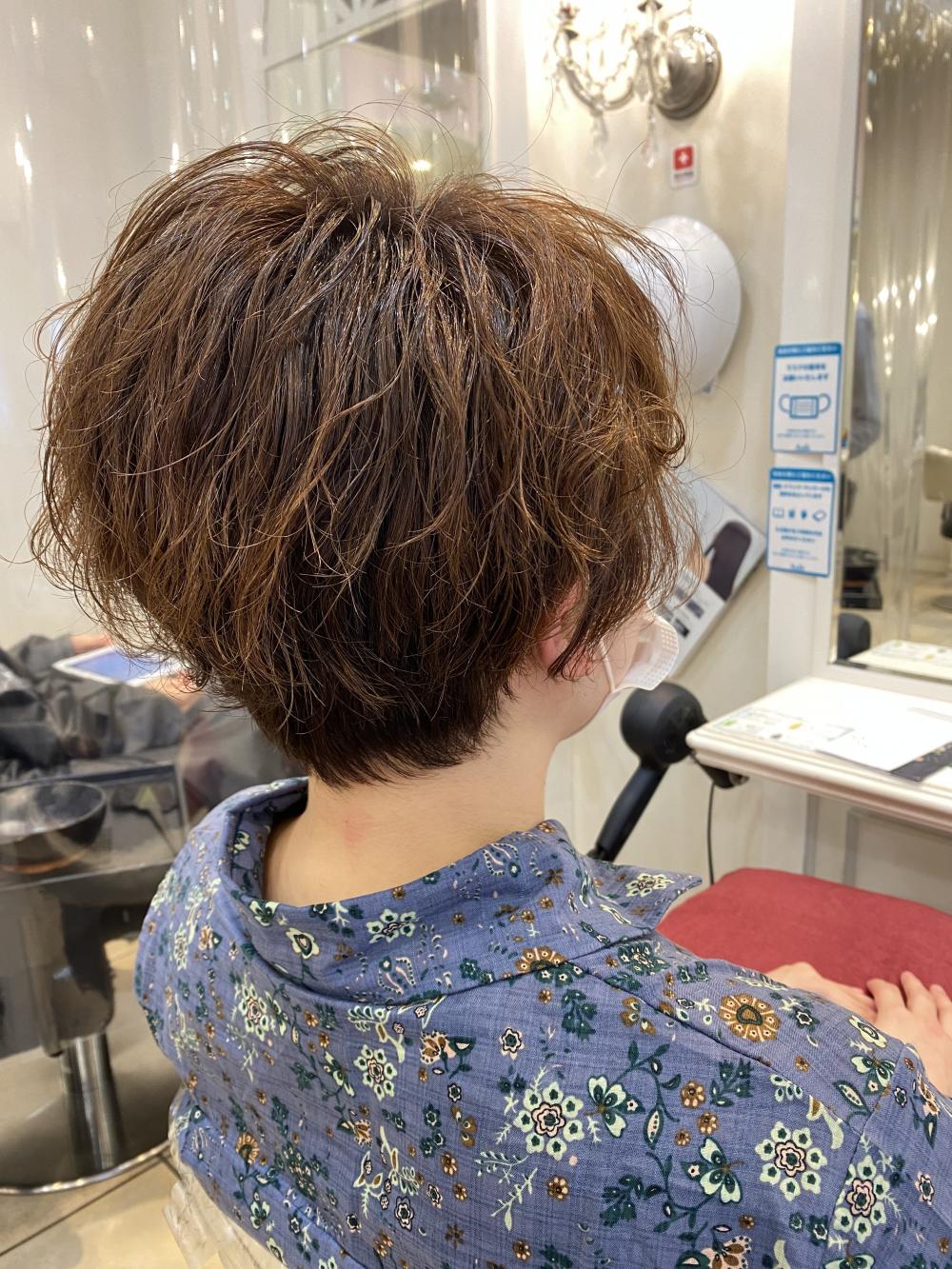 ショートボブパーマ｜サブ写真②