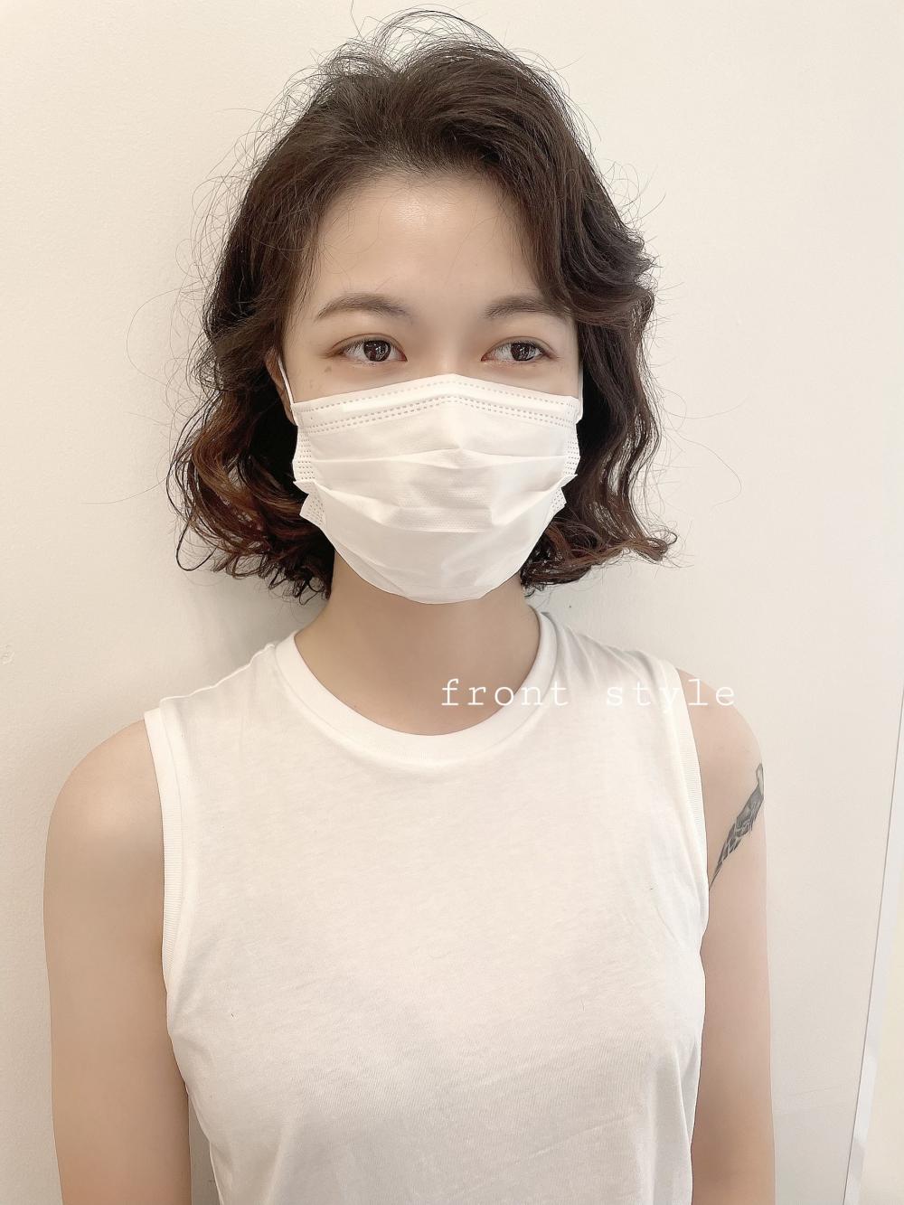 ★かきあげバングの大人カジュアルミディ｜サブ写真⑤