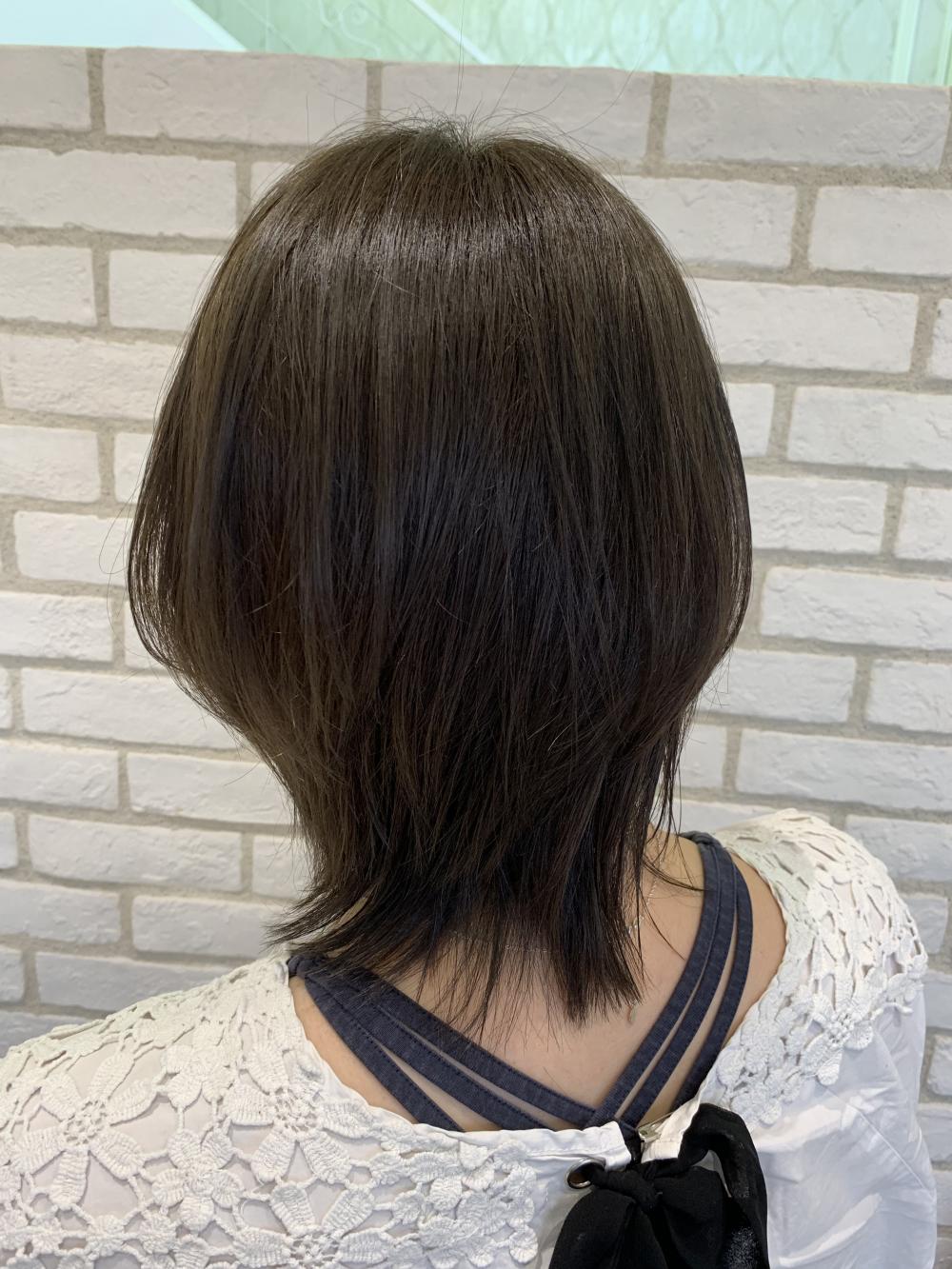 ウルフ×グレイカラーのカーキアッシュ｜サブ写真②