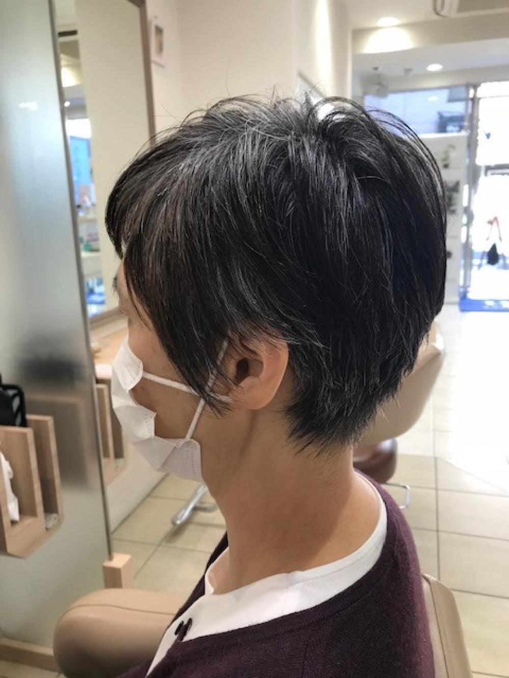 グレイヘアショート☆