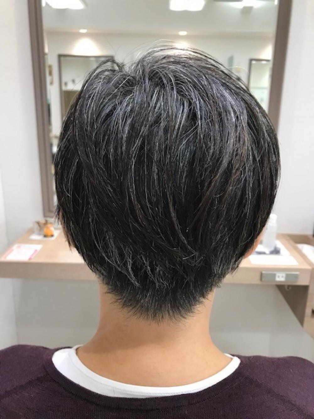 グレイヘアショート☆｜サブ写真③