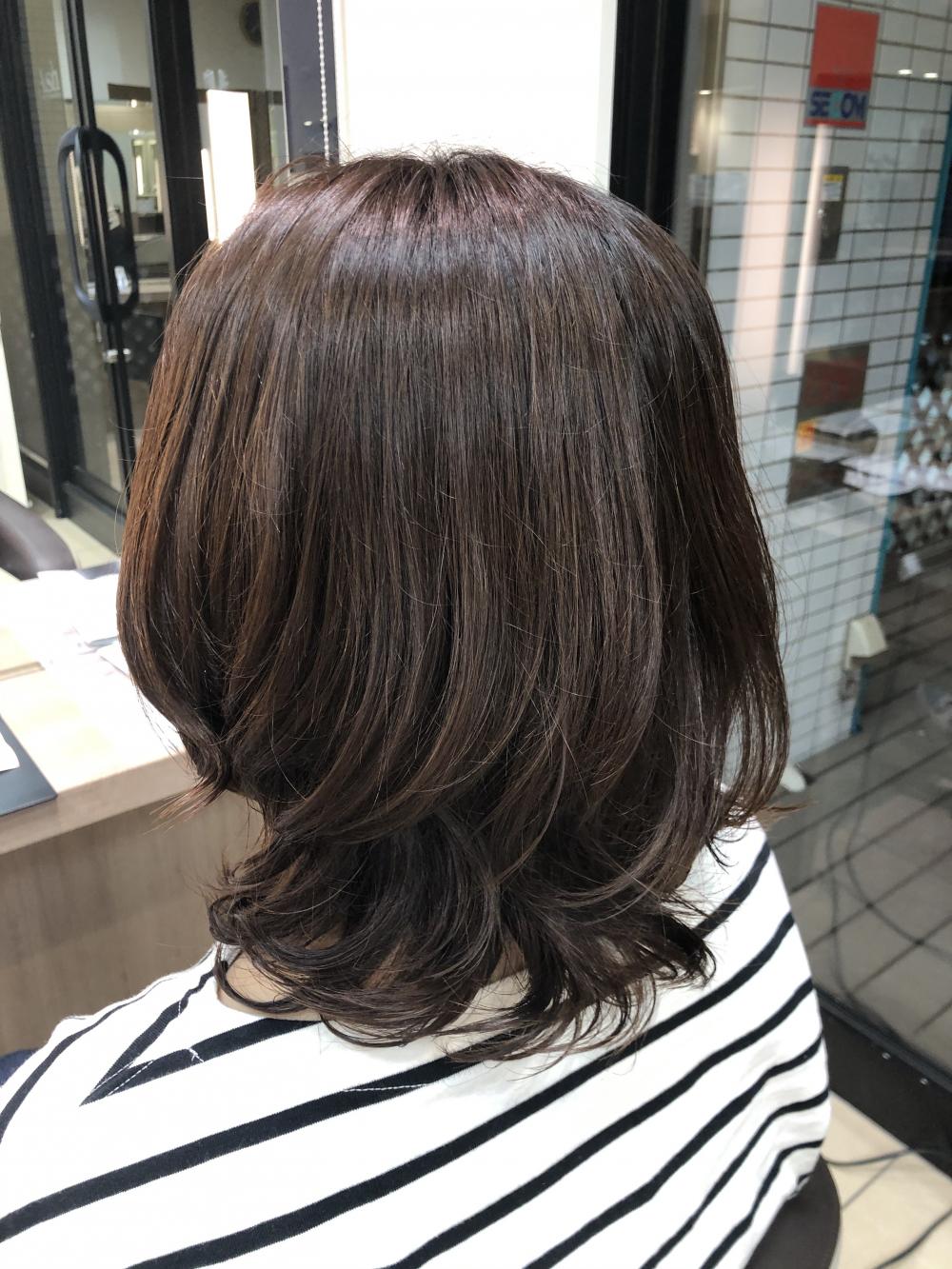 毛先のゆるふわデジパ