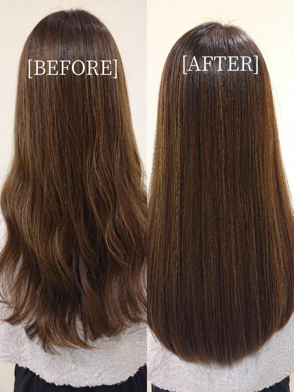 髪質改善トリートメント BEFORE&AFTER