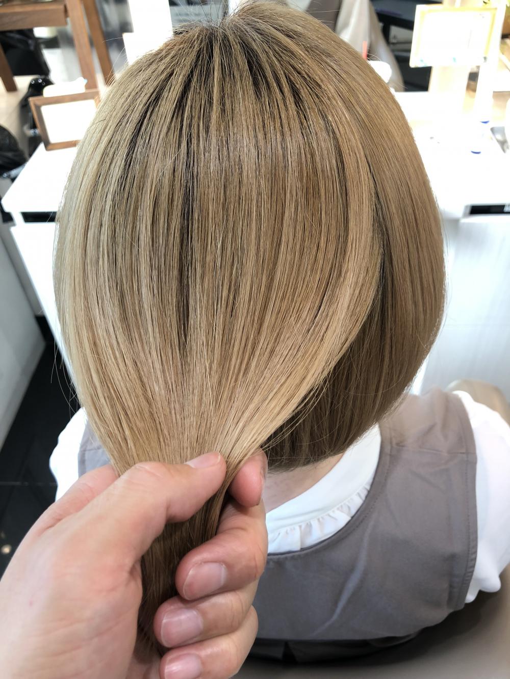 ブリーチ縮毛矯正【ショートボブ】｜サブ写真⑤