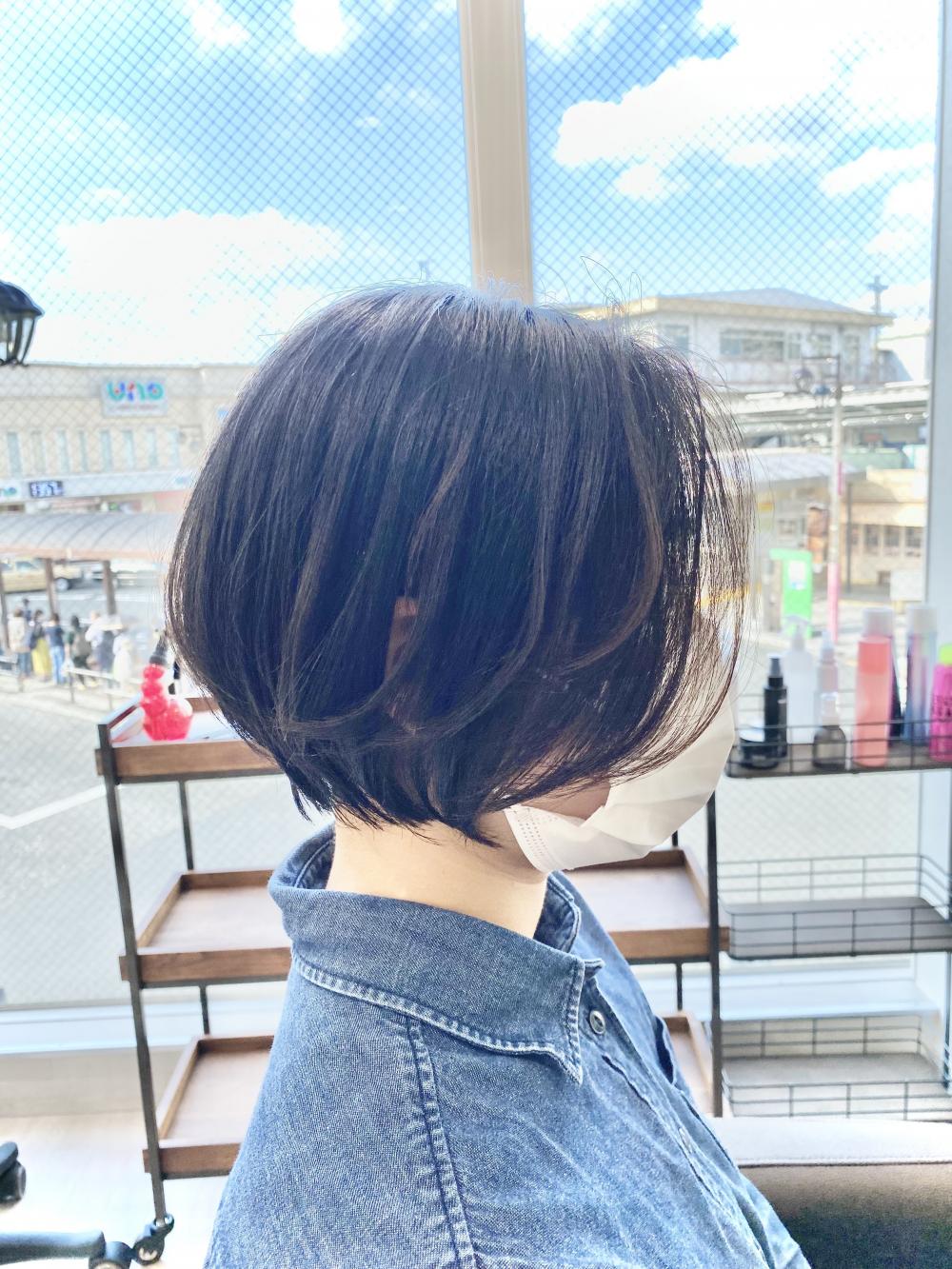 短すぎないショートボブ