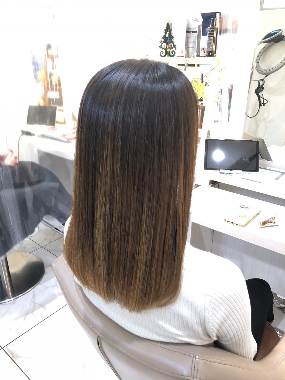 ブリーチ縮毛矯正【バレイヤージュ】｜サブ写真⑤