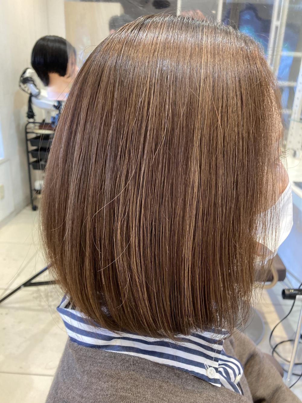 白髪ぼかし追いハイライト