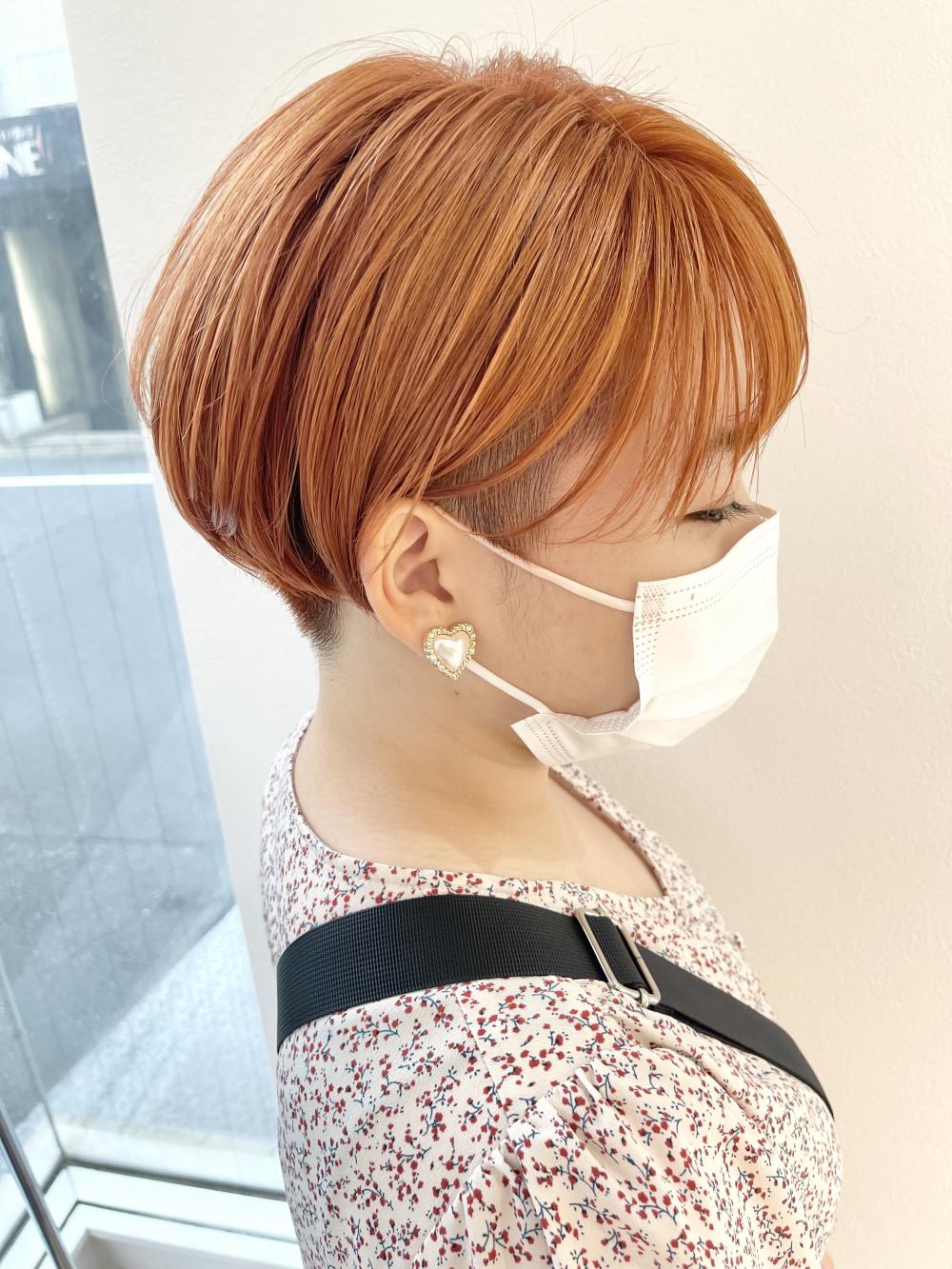 オレンジ刈り上げハンサム