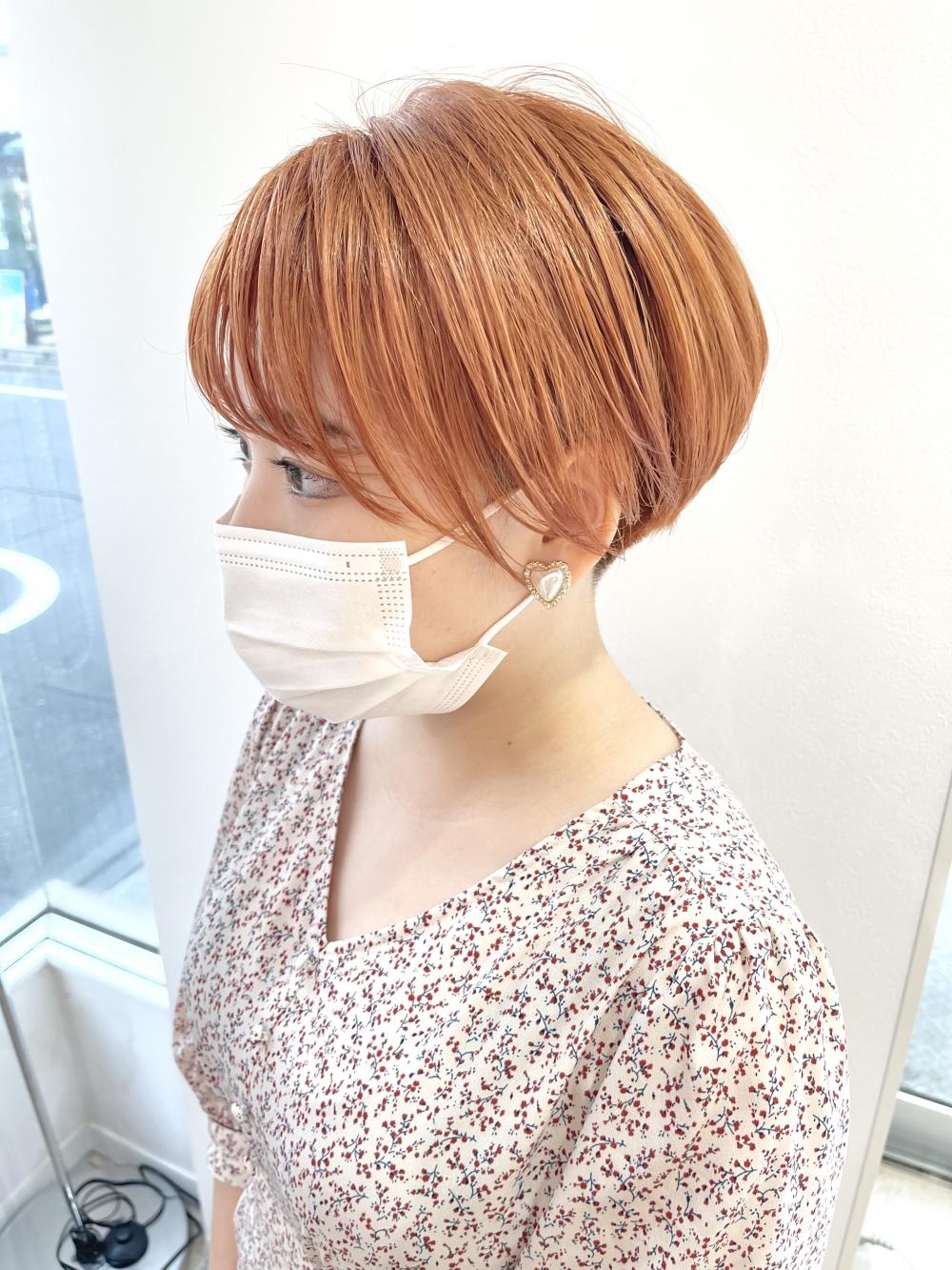 オレンジ刈り上げハンサム｜サブ写真②