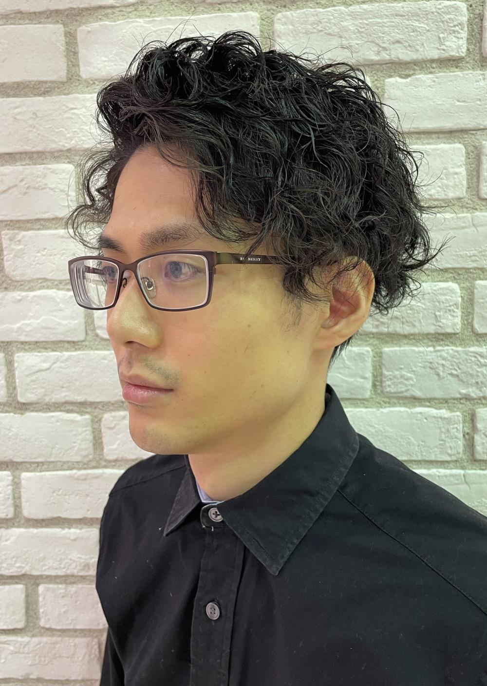 かきあげツイストスパイラルパーマ