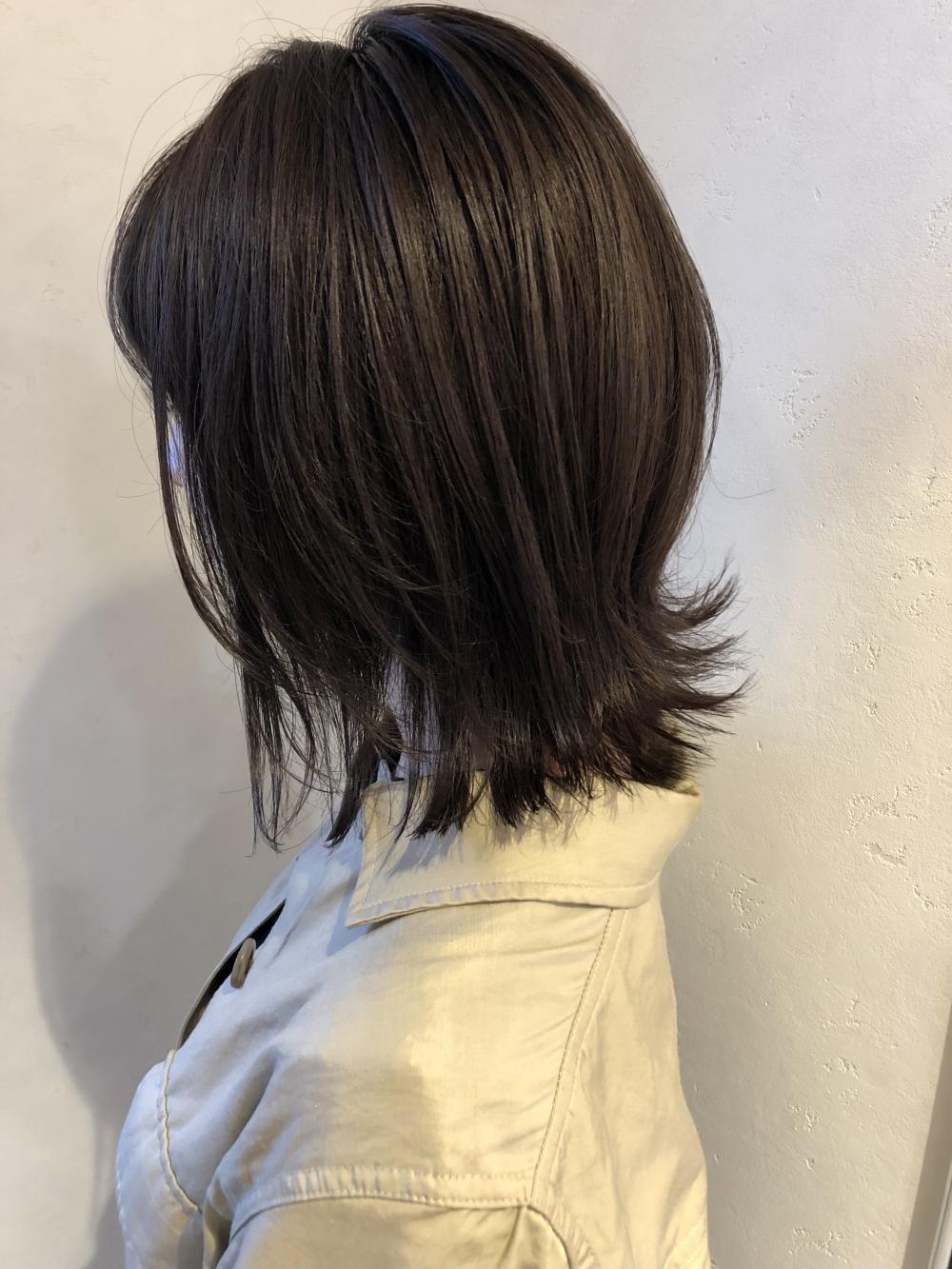 外ハネミディ