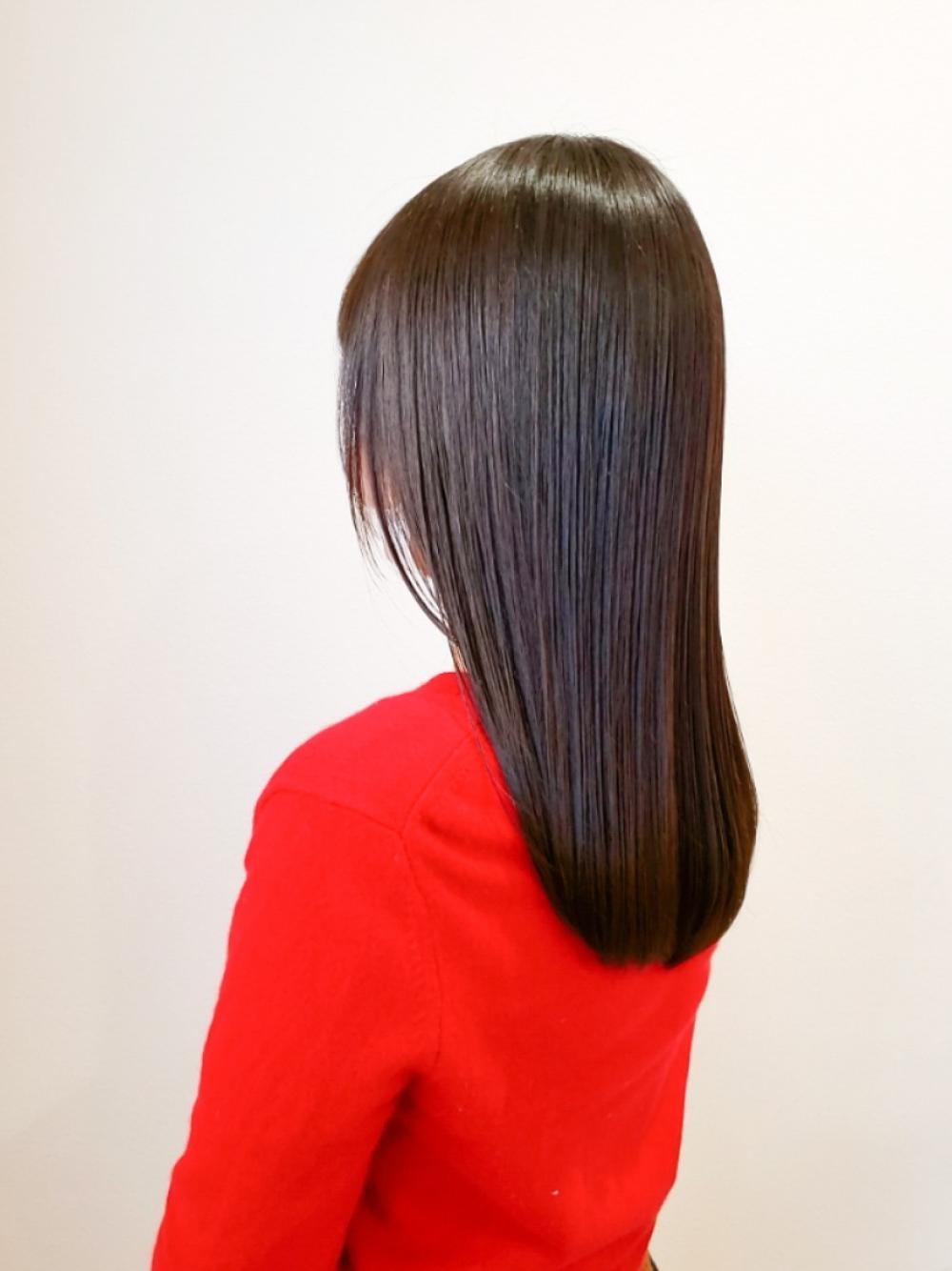 プルっと絹髪セミロング