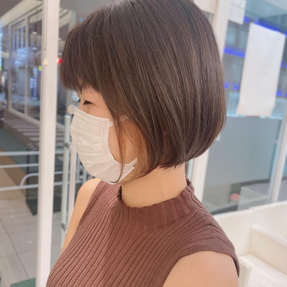 首が綺麗にみえるボブヘア