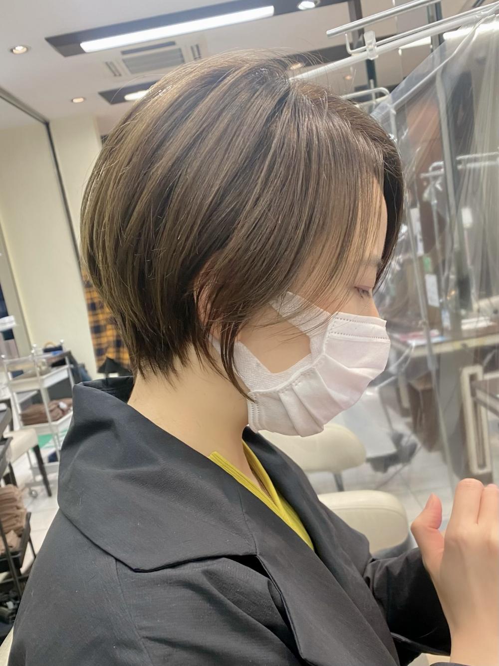乾かすだけで素敵なショート
