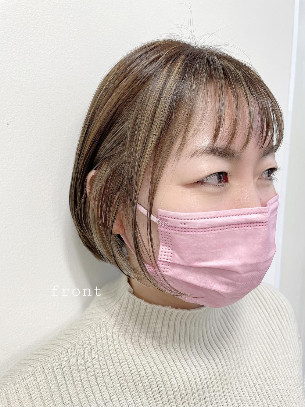★ ハイライトで魅せるショートボブ｜サブ写真③