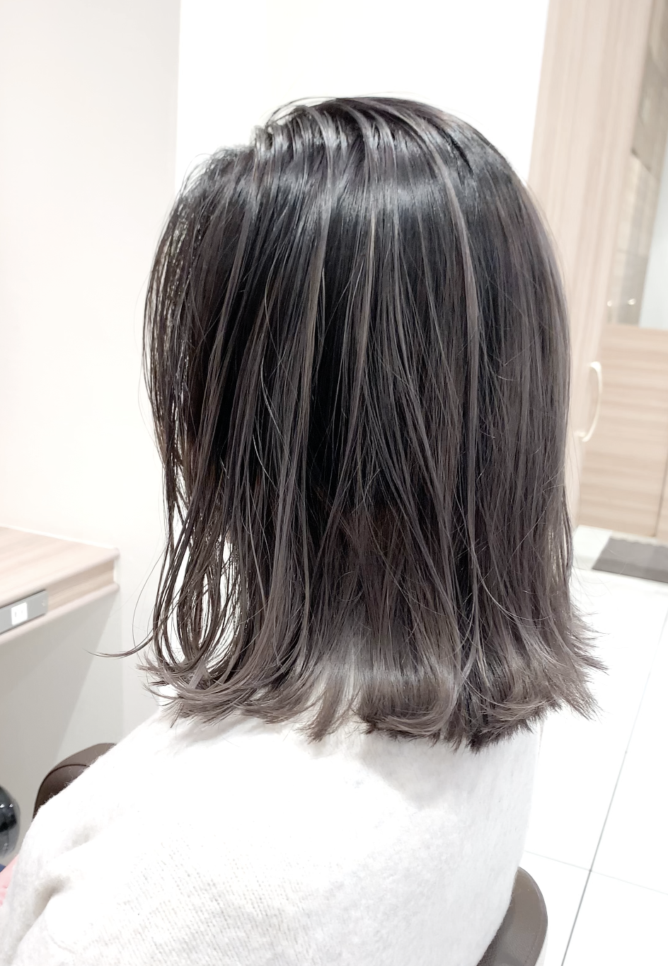 バレイヤージュ  グレージュ