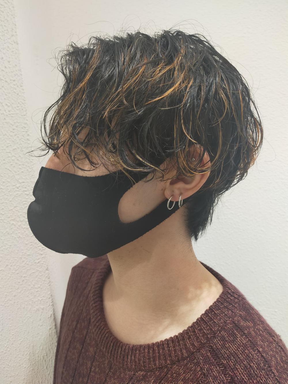 ゆるっとスパイラルパーマ×メッシュ｜サブ写真②