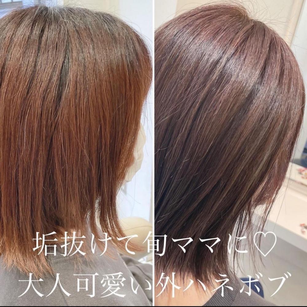 初めての白髪ぼかしはナチュラルに♡