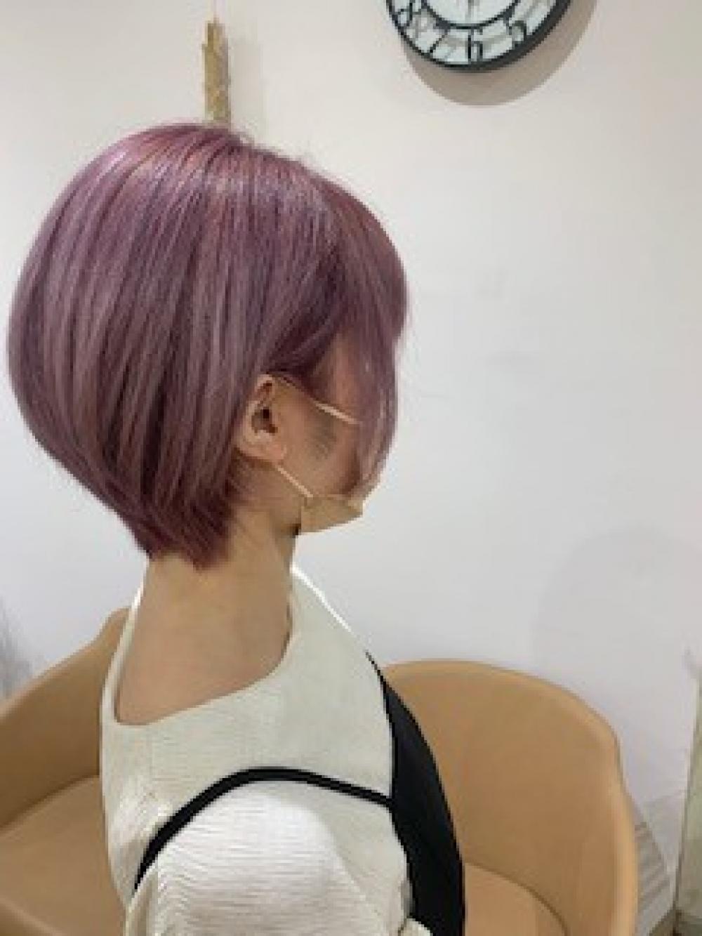 ひし形ショートボブ