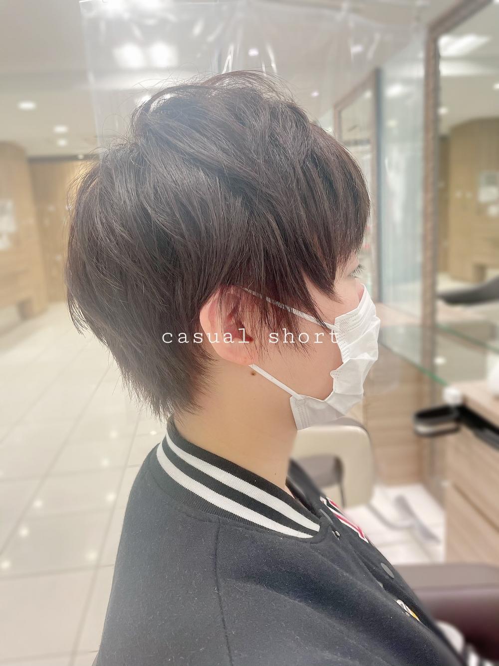 ★抜け感カラーのボーイッシュショート｜サブ写真③