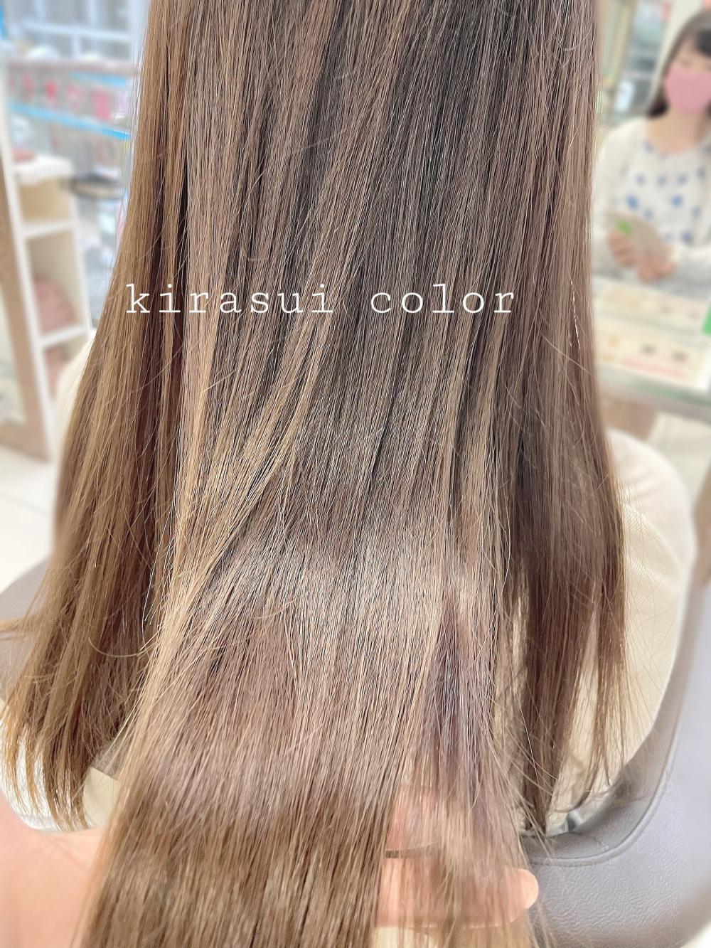 ★ロングヘアはキラ水で艶髪に！