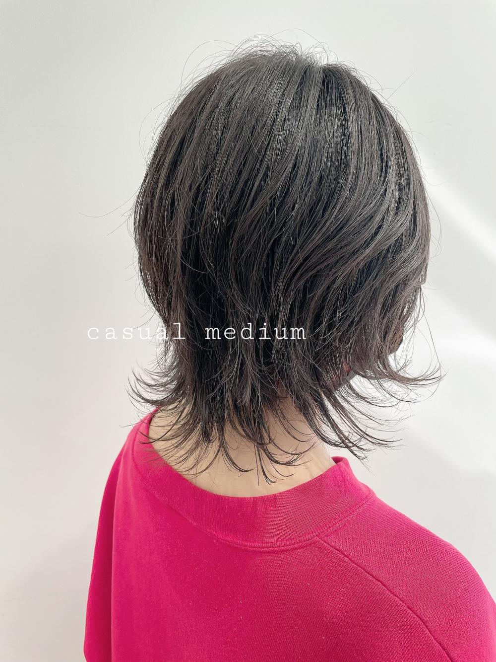 ★カジュアルラフなウルフミディ｜サブ写真③