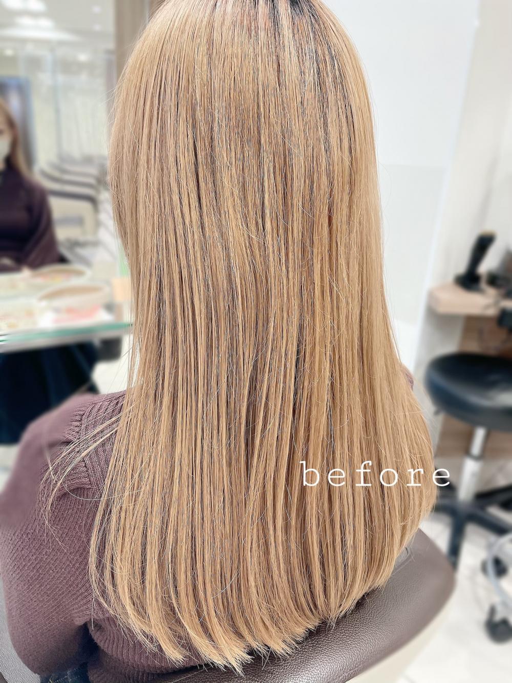 ★ before & after 冬にぴったりスノーグレージュ｜サブ写真②