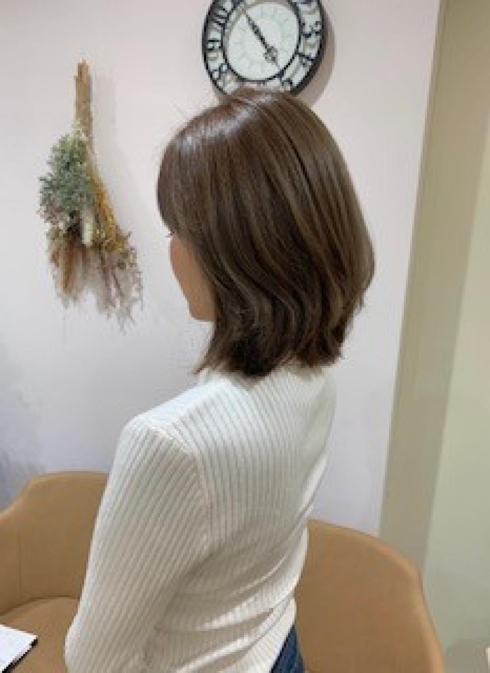 重すぎないレイヤーボブ