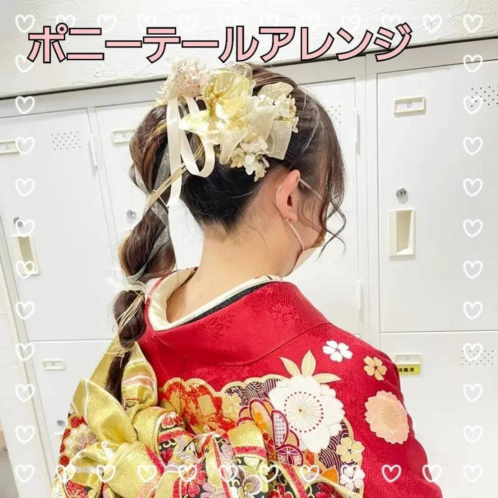 ポニーテール♡ヘアアレンジ｜サブ写真④