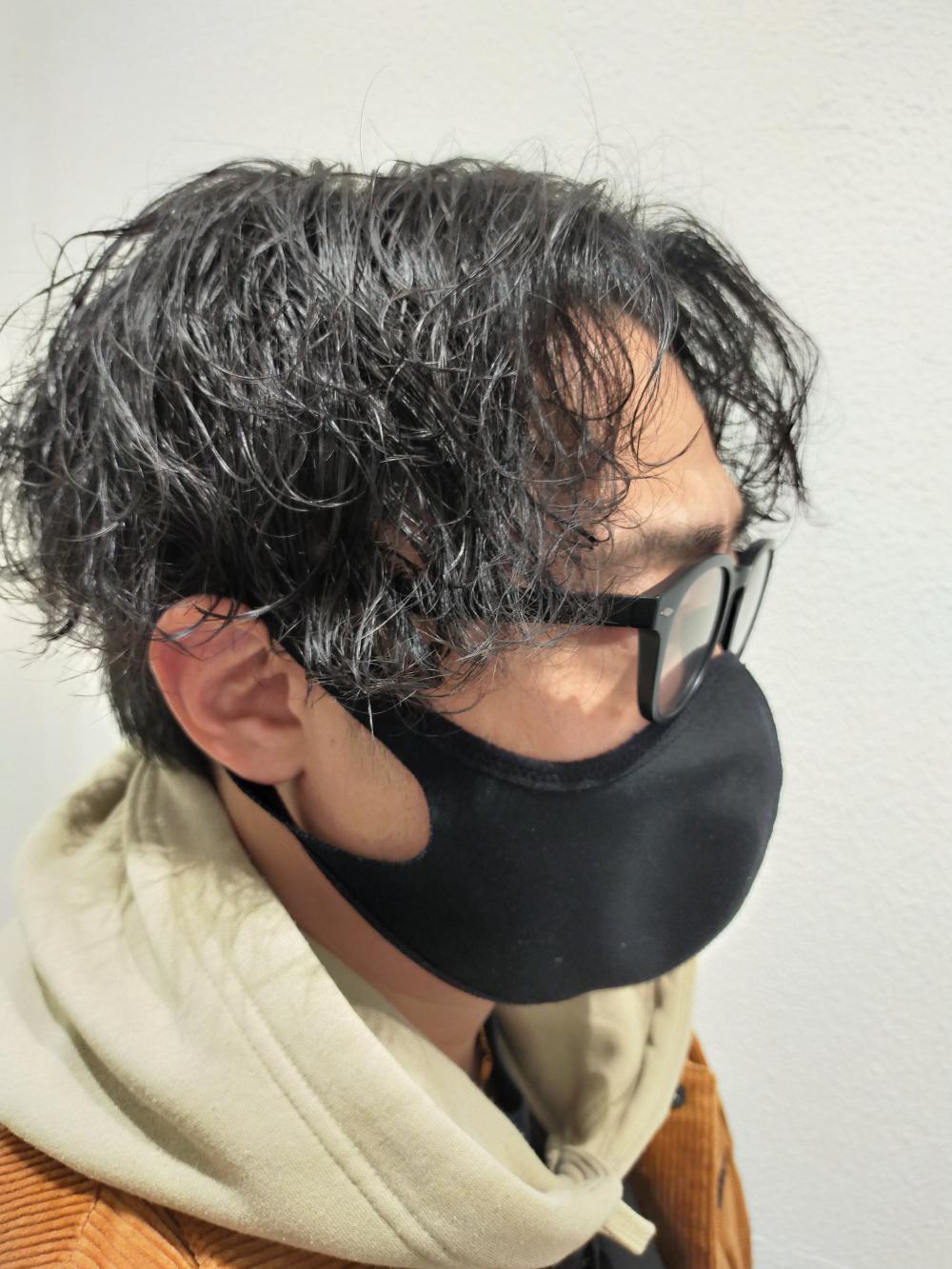強めスパイラルパーマ
