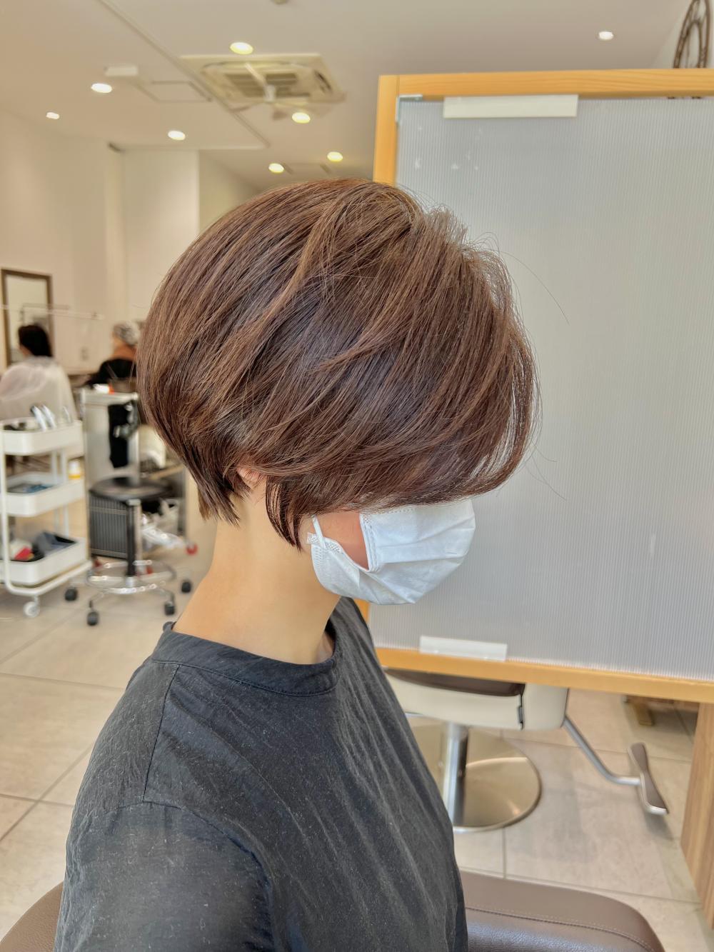 ショートボブ✖️ココアブラウン｜サブ写真②