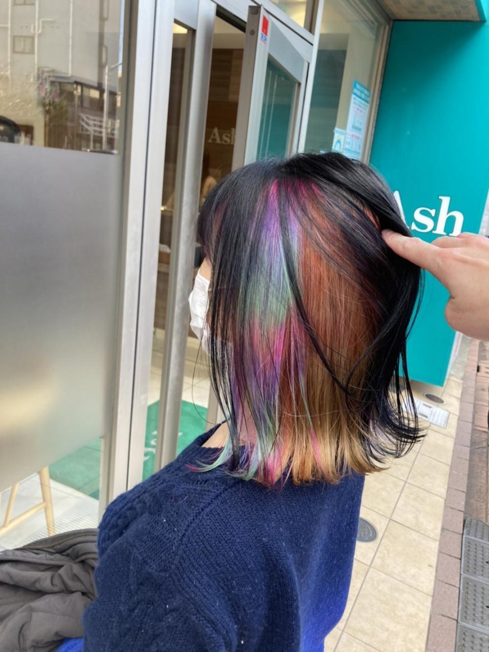 ワイドインナー(ブラックアンブレラ)外ハネボブ｜サブ写真②