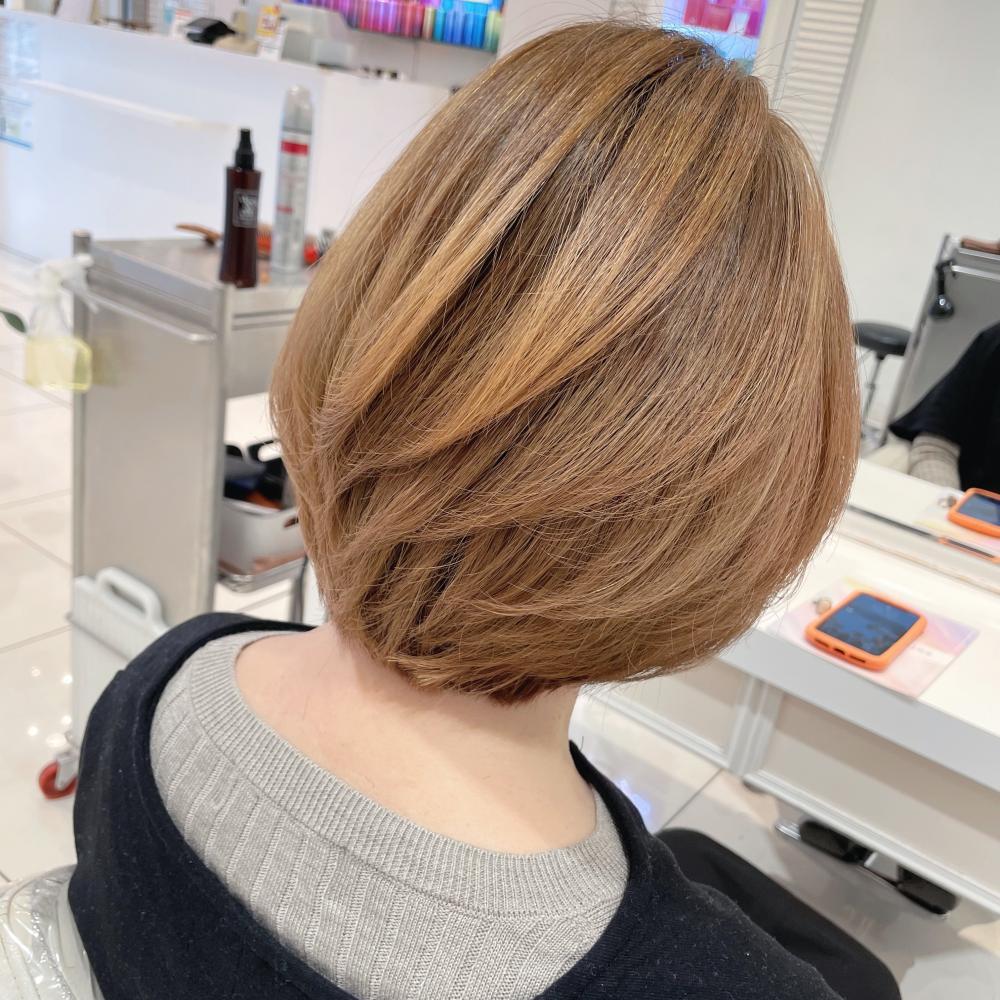 白髪ぼかし×ハニーベージュ♡