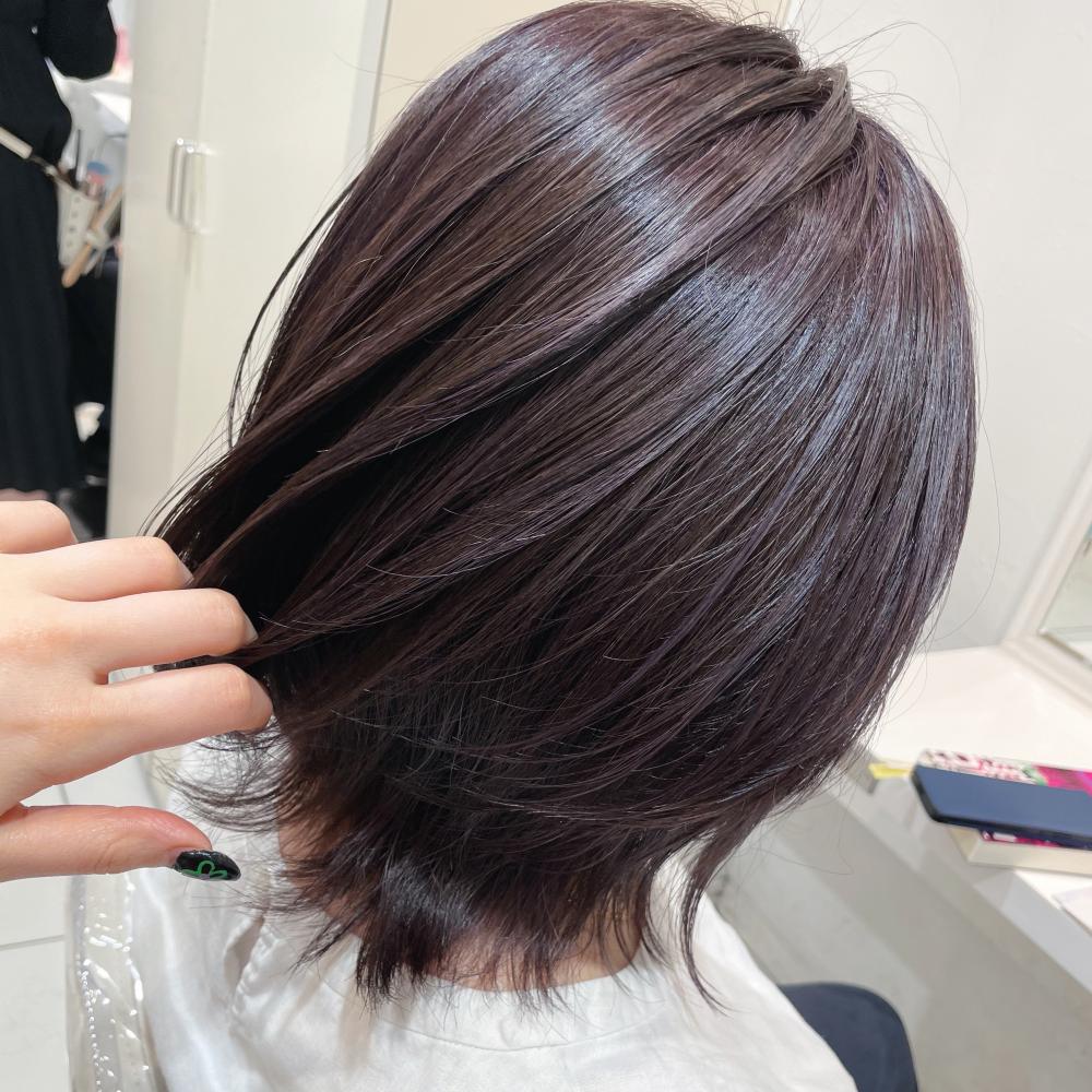 白髪ぼかしハイライト×ラベンダーグレージュ♡