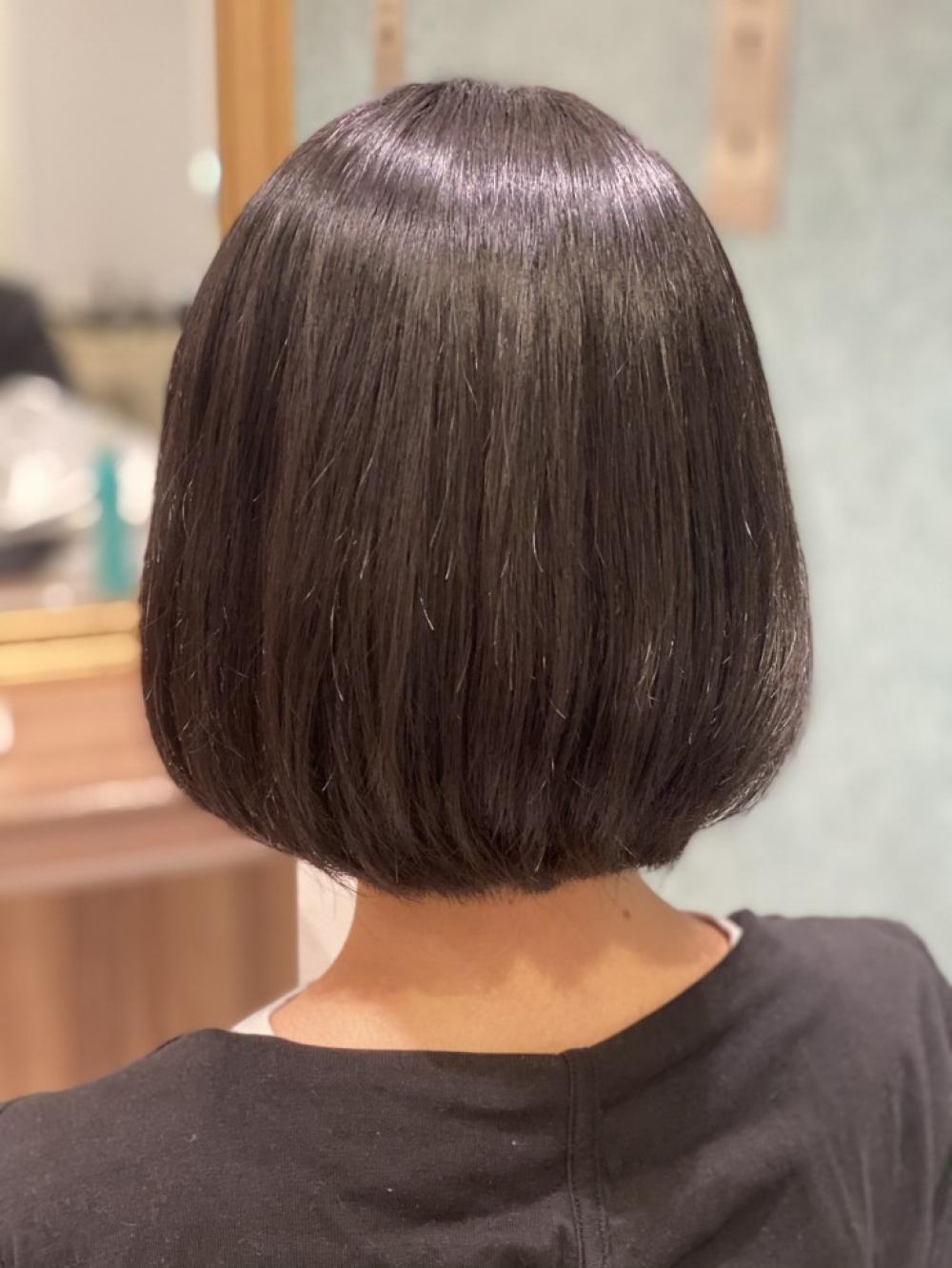 縮毛矯正×ボブ