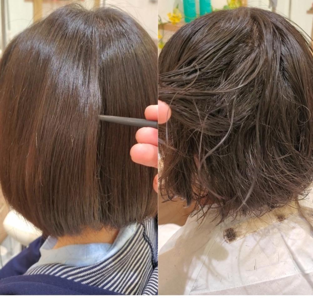 縮毛矯正×ボブ｜サブ写真②