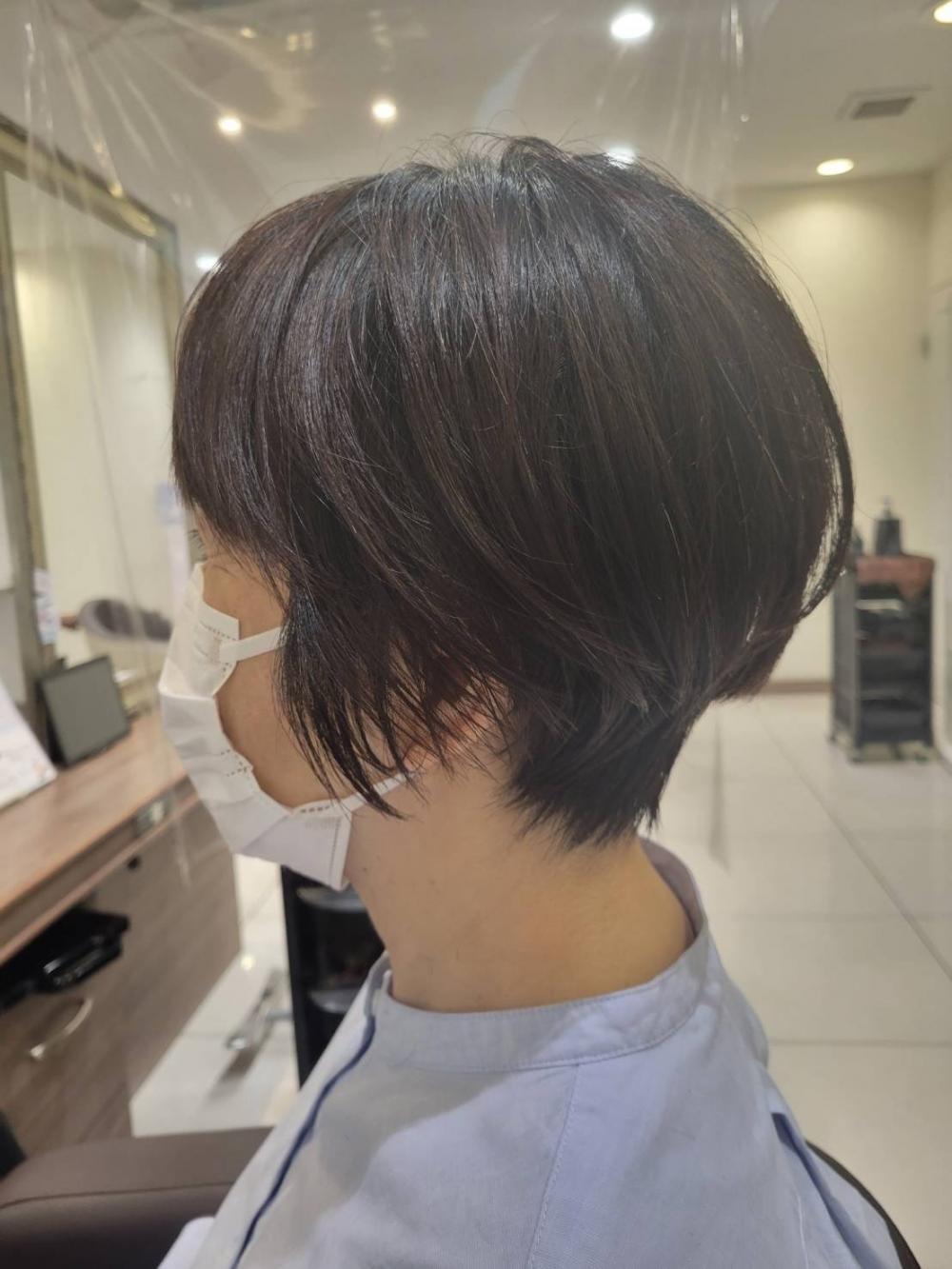襟足スッキリショート