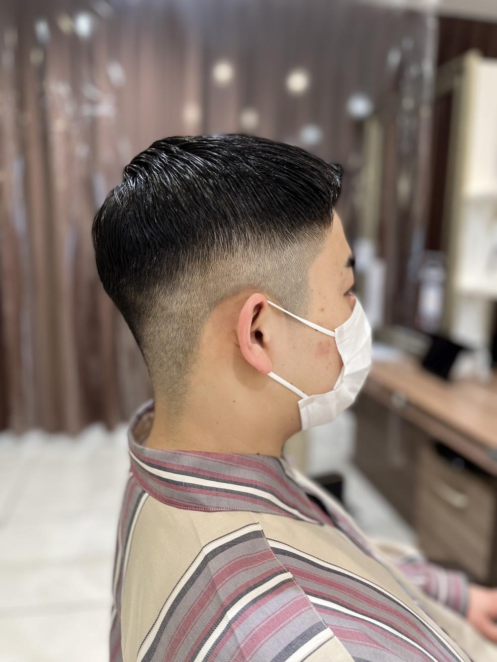 男前フェード