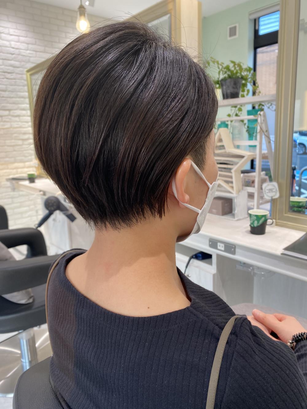 ショート×縮毛矯正