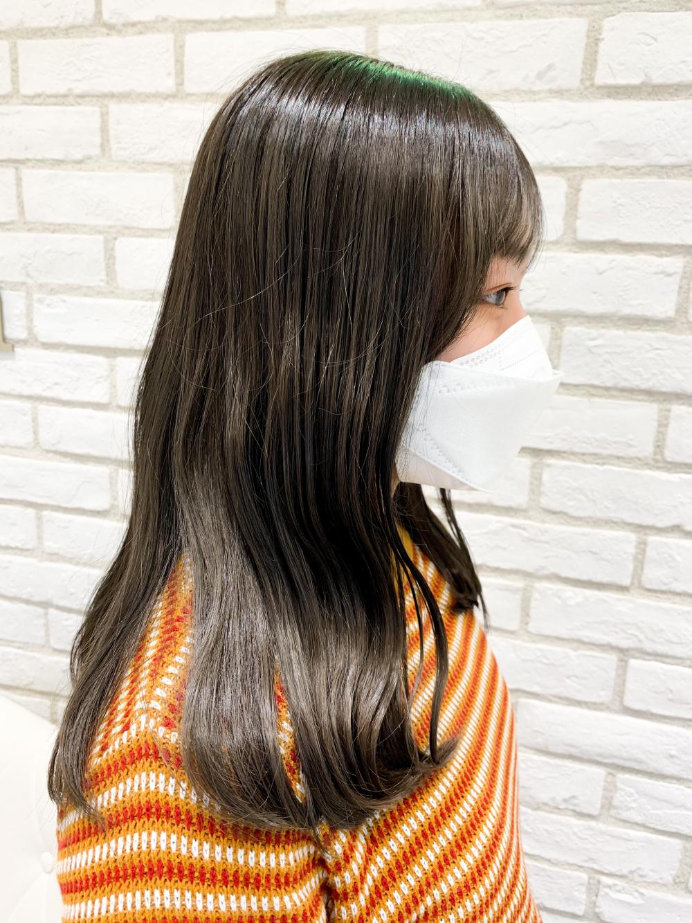 暗髪ダークグレー