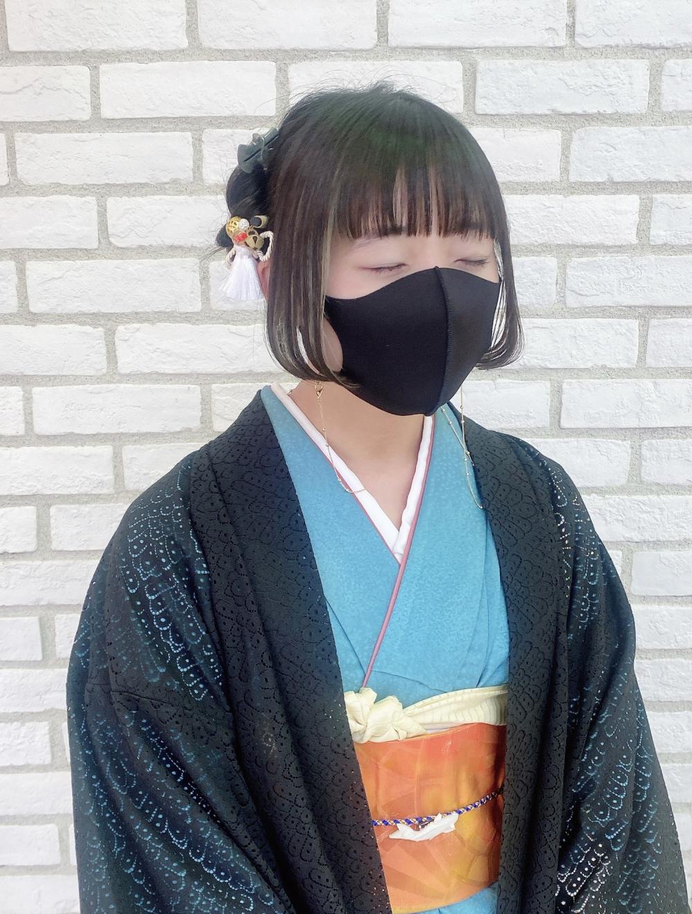 夜会風ヘア